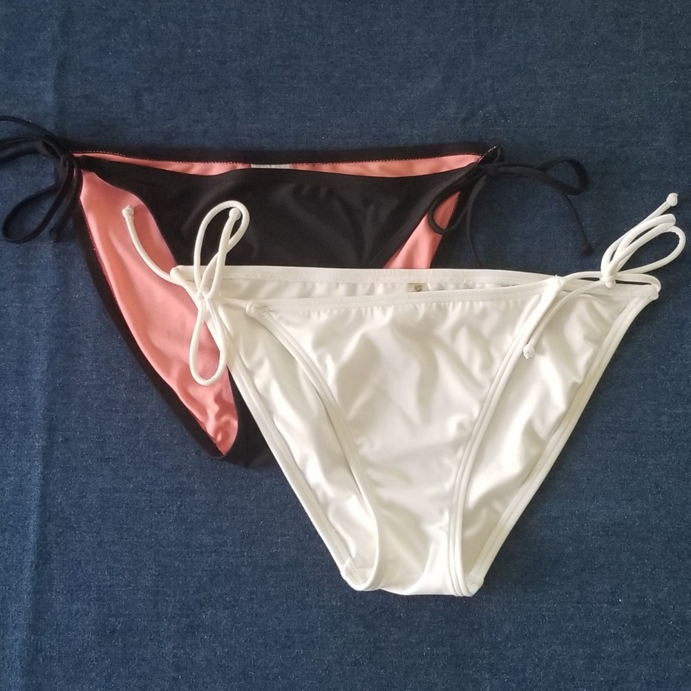 2 side tie bikini bottoms VS/Xhilaration EUC